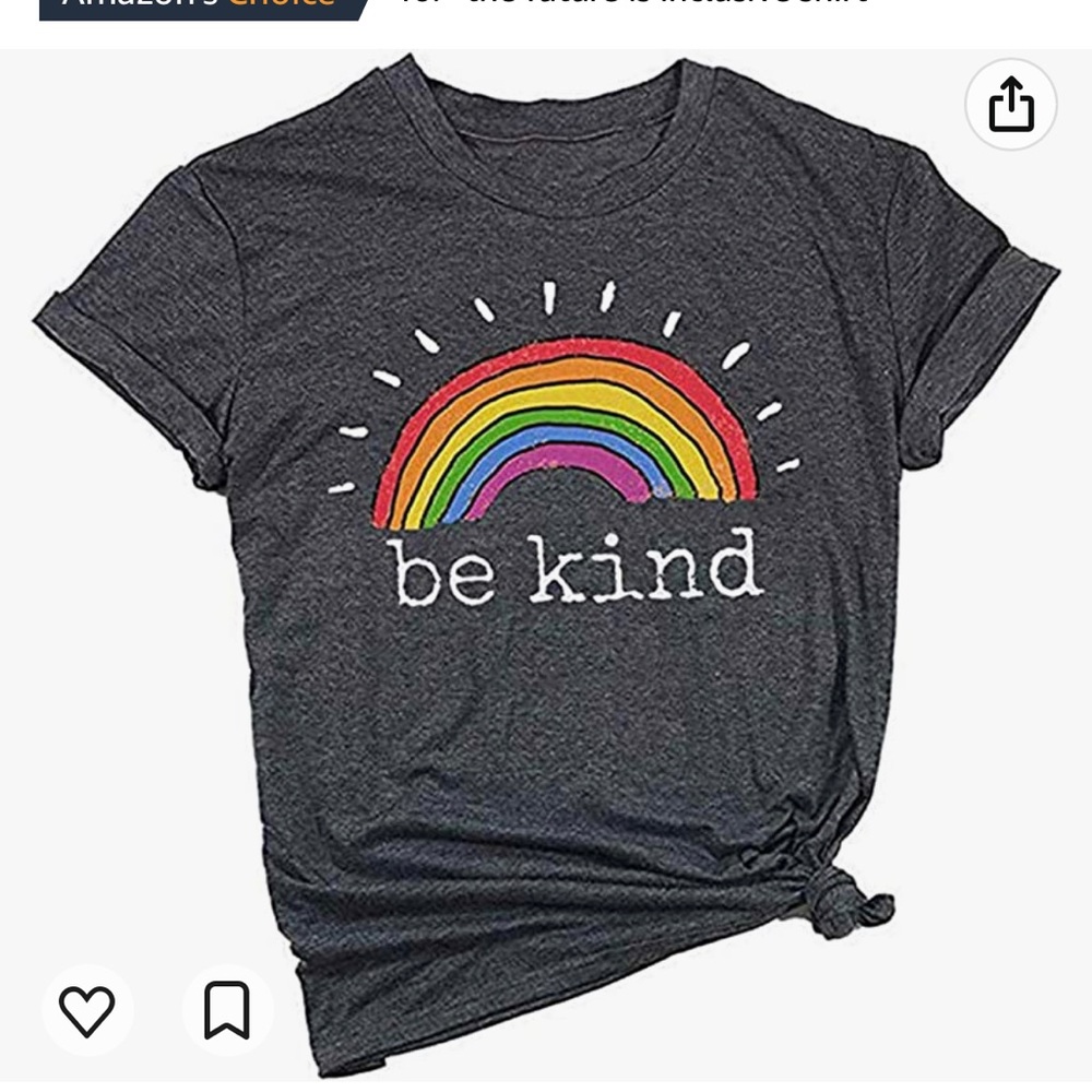 Be Kind gray tshirt